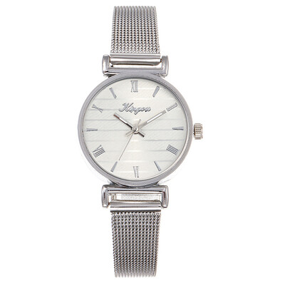 

RM Women Alloy Mesh Belt Casual Watch Geneva Simple Mesh Belt Watch