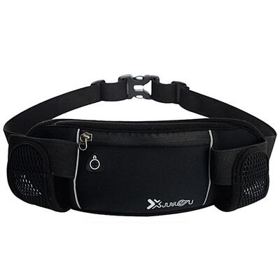 

Running Bags Waist 2 Water Bottles Outdoor Camping Hiking Fitness Belt Pack