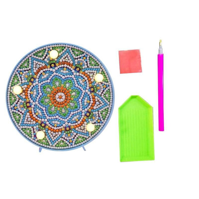 

DIY LED Diamond Painting Mandala Embroidery Full Special Shaped Drill Light