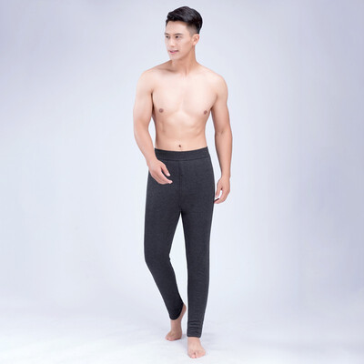 

MENGYUANQING Mens wool warm pants thickening wild 10639