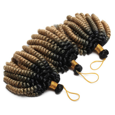 

Curly Crochet Braids Hair Extension Jumpy Wand Curly Crochet Hair Jamaican Bounce Synthetic Braids Twist Hair Ombre Two For Women