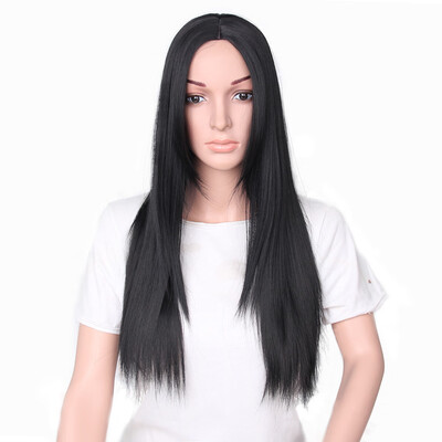 

〖Follure〗Women Fashion Lady Long Straight Neat Middle Part Hair Cosplay Party Wig