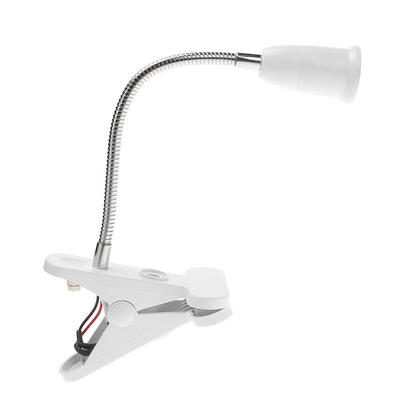 

26cm E27 Clamp Lamp Base Desk LED Light Bulb Socket Holder with Switch Wire