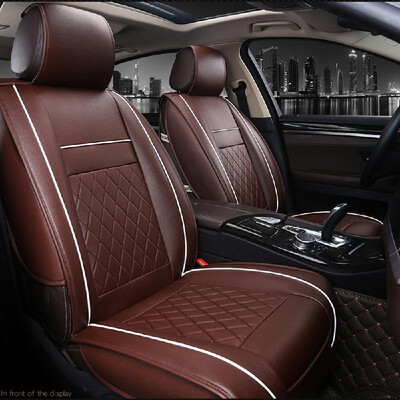 

1pcs All Car Fashion Luxury PU Leather Support Pad Universal Car Seat Cushion Car Accessories