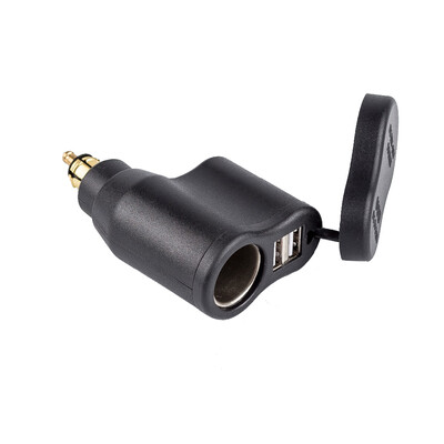 

33A Motorcycle Dual USB Charger Cigarette lighter Waterproof for BMW Motorcycle Hella DIN Motor Socket