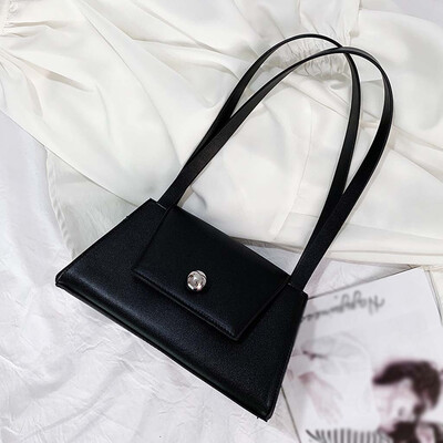 

Tailored Womens Fashion Hand Bag Solid Color Shoulder Bag Temperament Diagonal Package