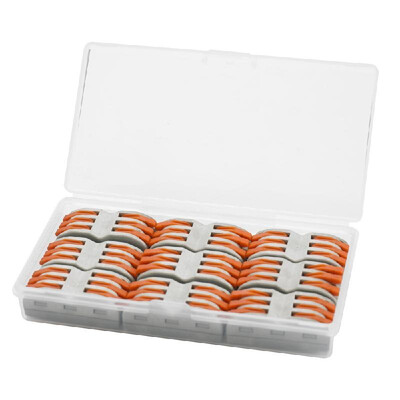 

9pcs 6-Way Flame Retardant Cable Connector Box Set Universal Fast Electric Wire Connectors Kit Quick Install Terminals