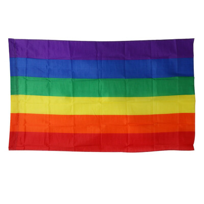 

Rainbow Flags And Banners 3x5FT 90x150cm Lesbian Gay Pride LGBT Flag
