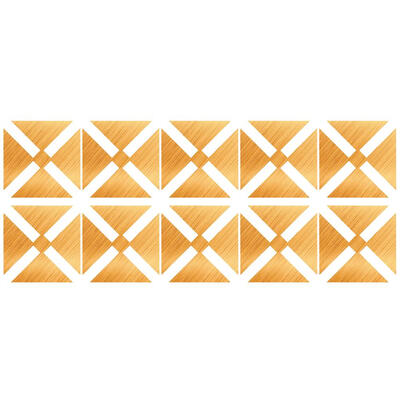 

10pcs Waterproof 3D Self-adhesive Diagonal Tile Stickers Home Wall Decal
