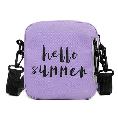 

Letter Print Shoulder Messenger Handbags Canvas Women Men Crossbody Bags
