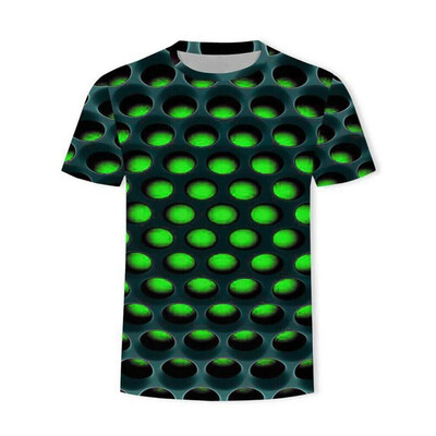 

Men Fashion 3D Print Tops Bodybuilding Casual Training Muscle Sport T-shirt Tee