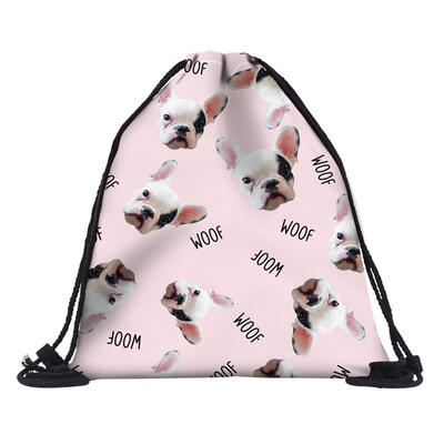 

Portable 3D Digital Printing Backpack Drawstring Bag Beach Bags Shoes Pouch