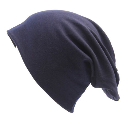 

Autumn&Winter New Women Unisex Knitted Cotton Hat Sports Street Style Solid Color Hip Hop Casual Loose Button Lazy Hat
