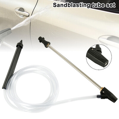 

Blast Pressure Washer Nozzle Wet Garden Tube Multi-function Rubber Steel for Series 1 Set Sandblasting Garden Hose