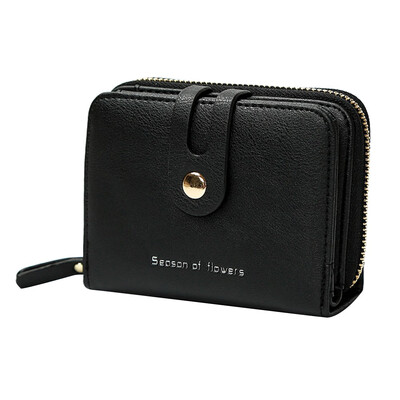 

Tailored Wallet Women Vintage Fashion Small Wallet Purse Money Bag Zipper Coin Pocket