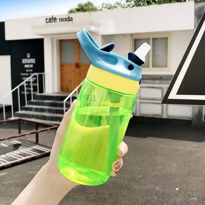 

Kids Water Bottle with Straw&Handle for Girls & Boys