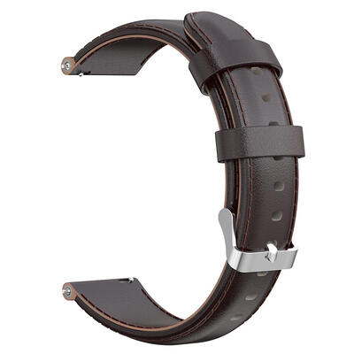 

1pc 20mm Adjustable Leather Smart Watch Band Wrist Strap for Amazfit Bip