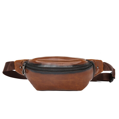 

Korean version of retro-style mens sports chest bag leisure bag Korean version of backpack leisure bag