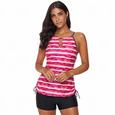

Womens Swimwear gather slim sexy split swimsuit