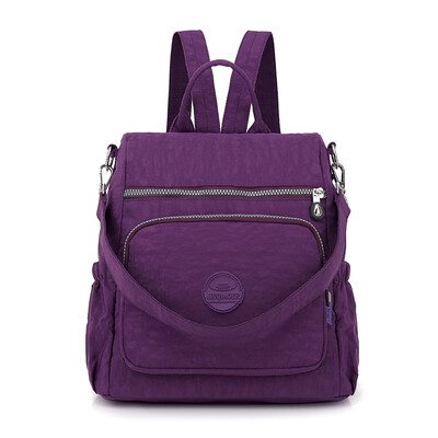 

Waterproof cloth bag multi - function lady double - shoulder bag mother pack large capacity one - shoulder bag back