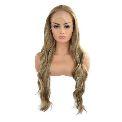 

〖Follure〗Curly Wig Glueless Lace Wigs Brown Women Indian Remy Human Hair Lace Front