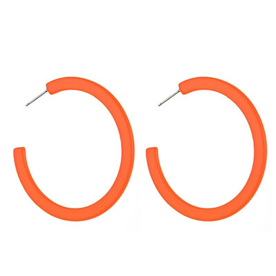 

Solememo 2019 Fashion Big Circle Round Neon Drop Earrings New Fluorescent Earrings For Women Girl Ear Jewelry Bijoux Hot E5463