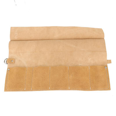 

Greensen 5 Slots Leather Tool Roll Pouch Bag Storage Bag Garden Repair Tool Bag