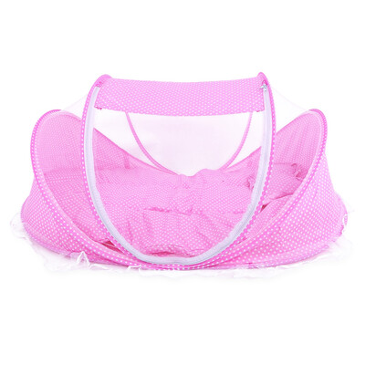 

4pcs Portable Type Comfortable Babies Sealed Mosquito Net Mattress Pillow Mesh Bag