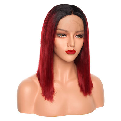 

14 Inches Short Wigs Bob Wigs Lace Front Hair Wig Extensions Heat Resistant for Women