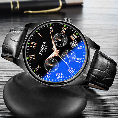 

Mens watches mens watches waterproof fashion 2019 new trend Korean version of simple leisure students fully automatic non-mechan