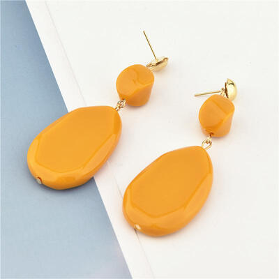 

Hot Sale Geometric Earrings Pendant Long Statement Acrylic Dangle Drop Earrings For Women Earings Fashion Jewelry 2019 Oorbellen