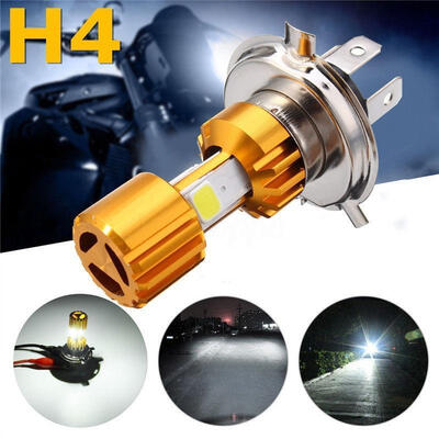 

H4 LED COB Motorcycle Bike HiLo Headlight Lamp Light DC 12-24V 6500K 1500LM 18W