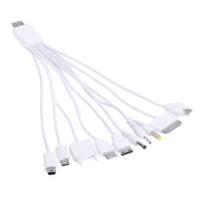 

10 in 1 Multifunction Universal Cable Charger Adapter USB Data Cable Wire