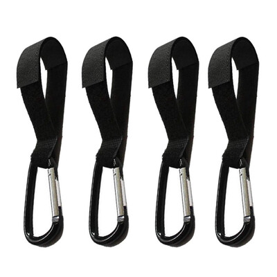 

4 x Universal Mummy Buggy Clip Pram Pushchair Stroller Hook Shopping Bag