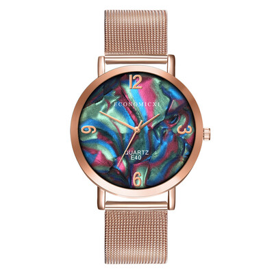 

Trend Style Fashion Belt Watch Woman Cool Dial No Digital Female Watch Quartz Watches Mesh Belt Strap Casual Clock Kol Saati50