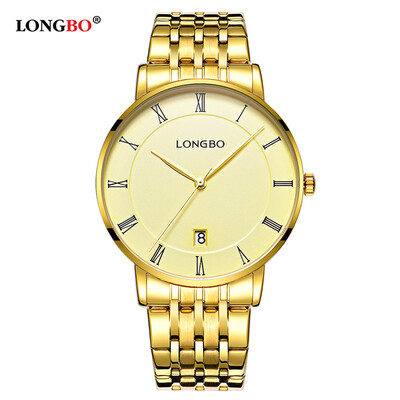 

5091 new steel belt watch mens simple casual waterproof couple watch womens watch