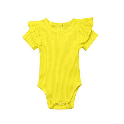 

Newborn Kids Baby Girls Top Romper Jumpsuit Bodysuit Outfits Solid Clothes