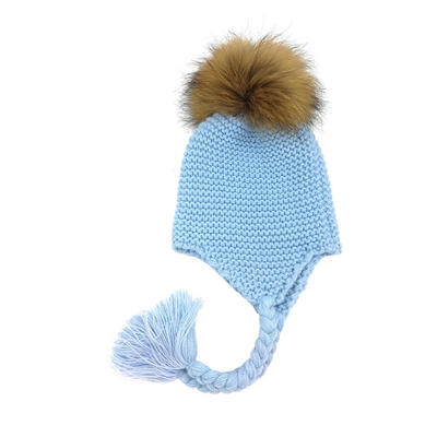 

Fashion Kids Girls Winter Warm Hat Children Pompom Knitted Beanie Cap Gift