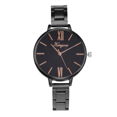 

RM Women Alloy Steel Belt Casual Watch Geneva Simple Steel Belt Watch
