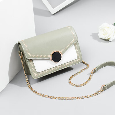 

Summer advanced foreign feeling little girl 2019 tide Korean version leisure single shoulder oblique satchel chain square bag