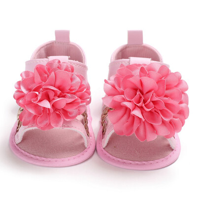 

Flowers Sandals for Girls Newborn Baby Shoes Summer Flowers Cute Baby Girl Sandals Fashion Breathable Soft Beach Baby Sandals