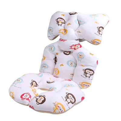 

Baby Cartoon Print Cotton Head Fixed Thickened Pad Soft Cart Seat Cushion