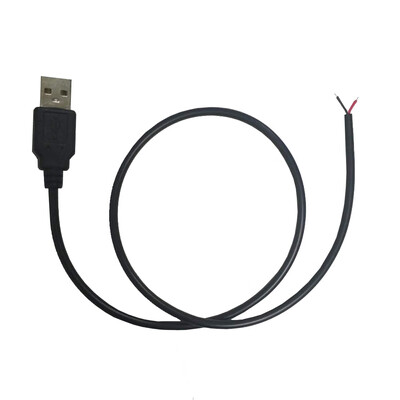 

50CM LED Strip Light USB Connect Wire 2PIN RedBlack Line Connector Cable 2PCS