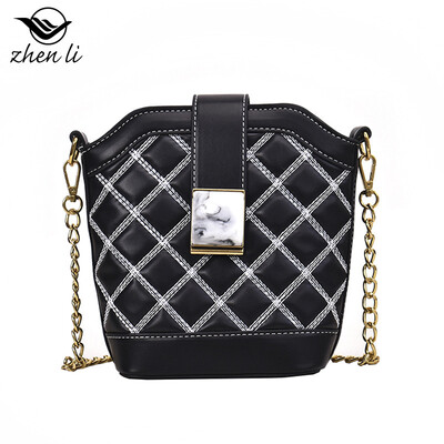 Ladies bag new shoulder Messenger bag popular pu female bag source batch