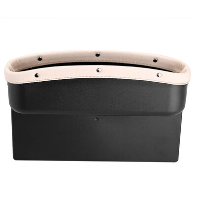 

Car Storage Box Auto Seat Console Gap Slit Filling Organizer Phone Card Key Holder BoxCar Seat Box Car Seat Organizer