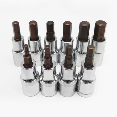 

48mm 38 10mm Drive Hex Allen Key Bit Socket Tools H3mm10mm
