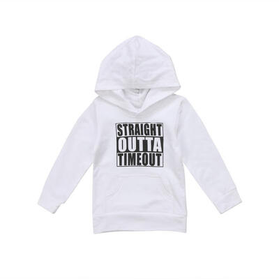 

Casual Toddler Newborn Baby Boy Girl Hoodie Tops Hooded Sweatshirt Outdoor NEW2 style Letter Print