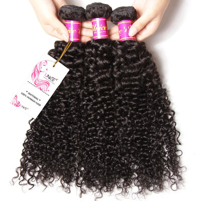 

UNice Malaysian Curly Hair Extensions 3 bundles 100 Virgin Human Hair 300g