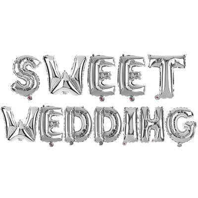 

12pcs Letters Foil Helium Balloons Wedding Decor Party Layout Supplies