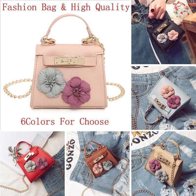 

2017 New Fashion Ladies Girls Women 1PC Mini Floral Handbag Chain Messenger Crossbody Shoulder Bag